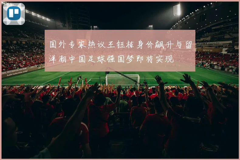 国外专家热议王钰栋身价飙升与留洋潮中国足球强国梦即将实现